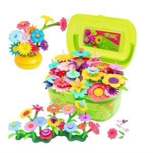 'VERTOY' FLOWER GARDEN' EDUCATIONAL TOY BUILDING FLOWER ARRANGEMENT COMPLETE SET